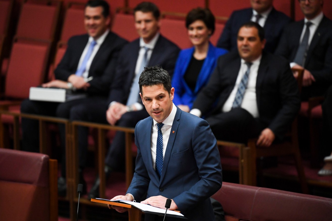 Liberal Senator for South Australia Alex Antic. Image: AAP/Lukas Coch
