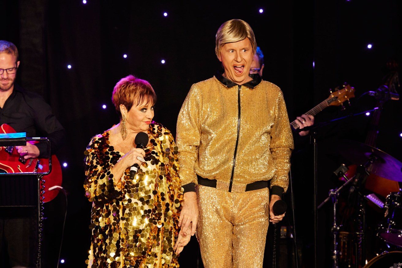The delightful double act of Willsy and Bob Downe host Adelaide tonight in The Famous Spiegeltent. Photo: Claudio Raschella