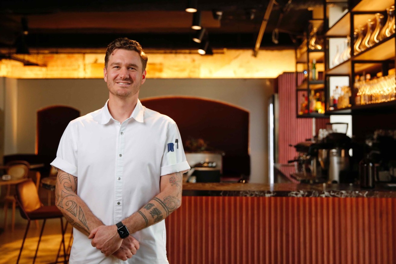 Brendan Wessels is the head chef at Aurora, a socially-responsible restaurant founded by Light Social Enterprise. Photo: Ben Kelly.