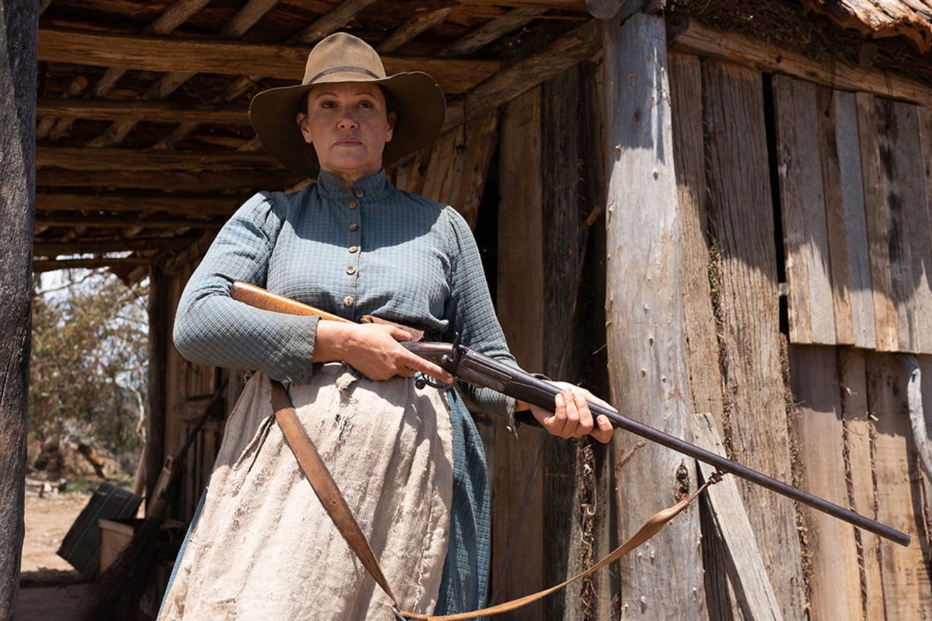 Leah Purcell in her new film 'The Drover's Wife'. Photo: Roadshow Films