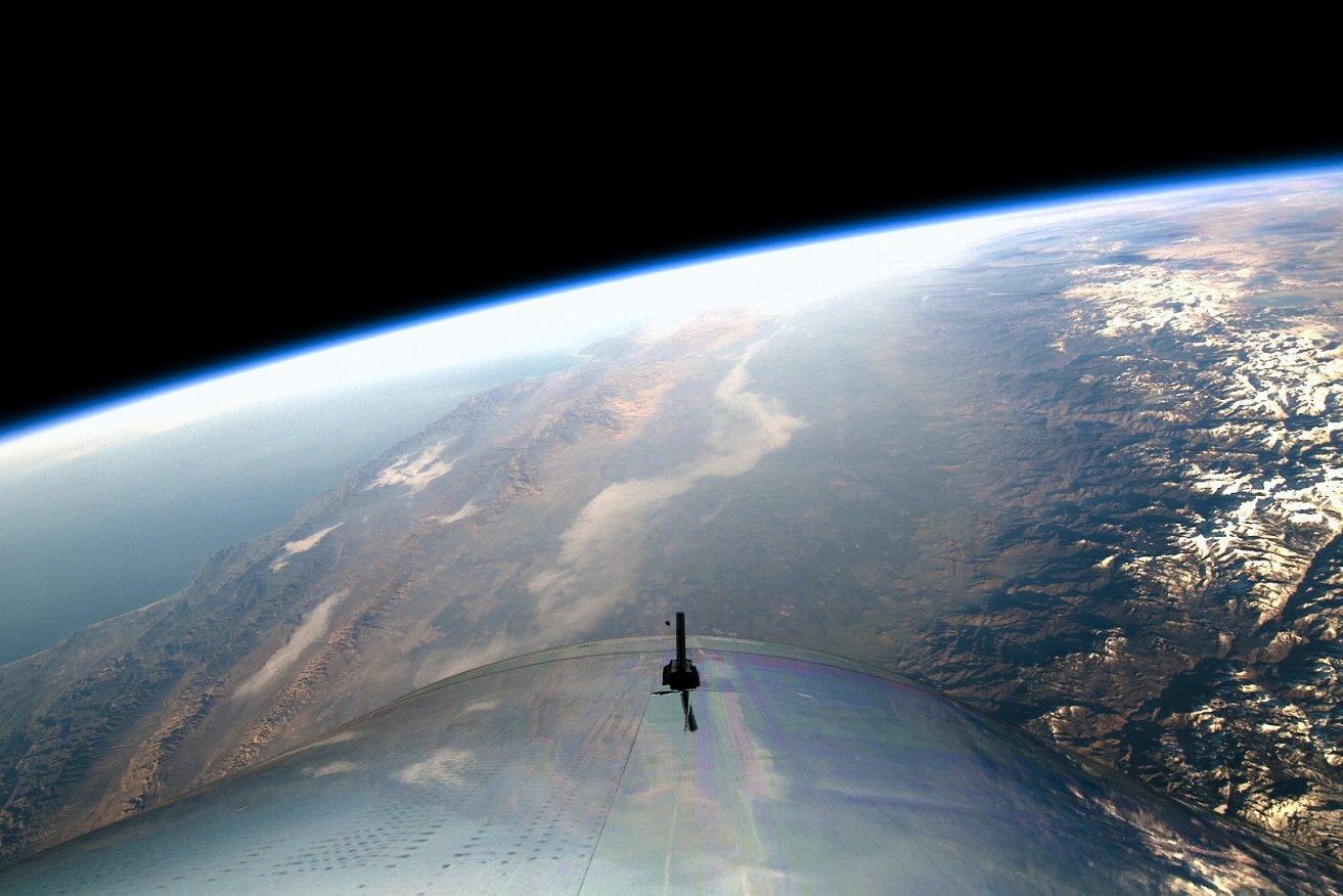 Virgin Galactic successfully completed a sub-orbital flight on Sunday. Photo: Virgin Galactic/Cover-Images.com