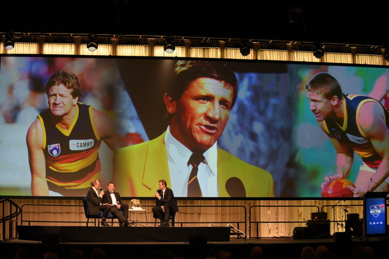 Chris McDermott at the Crows Hall of Fame ceremony. Photo: Adelaide Football Club