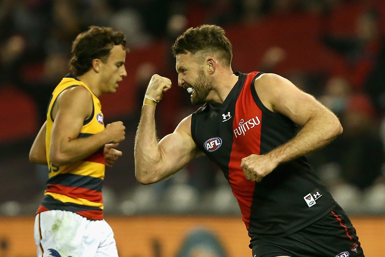 Essendon beat up the fragile Crows on Friday night. Photo: Rob Prezioso / AAP