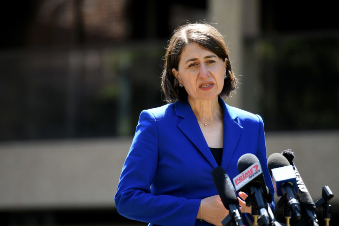 NSW Premier Gladys Berejiklian says today's figure of 38 new COVID-19 cases in Sydney is too high. Picture: Bianca De Marchi/AAP