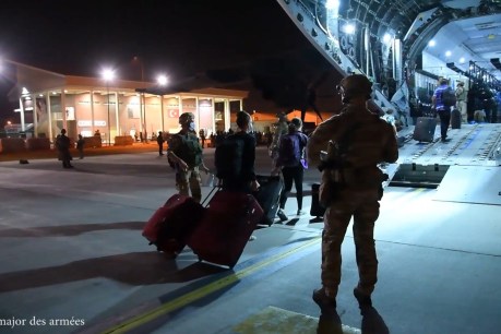 Australian rescue mission underway in Kabul