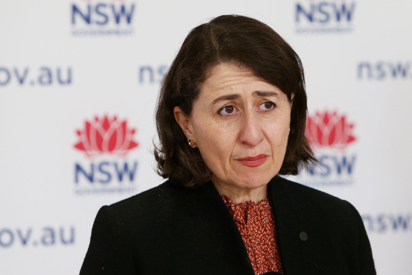 NSW Premier Gladys Berijiklian. Photo: AAP/Lisa Maree Williams.