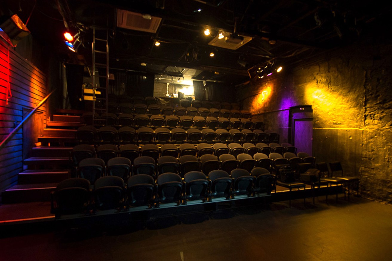 The Bakehouse's Main Theatre has an audience capacity of 86 and has served as a blank canvas for many independent theatre-makers. Photo: Stephen Dean / Bakehouse