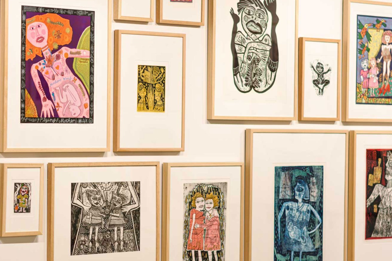 Bee-stung Lips: The display of Barbara Hanrahan's works at FUMA conveys a sense of her creative life force .