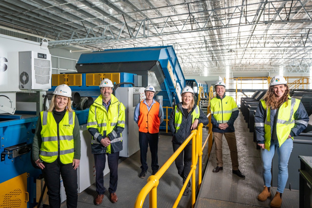 Visy Recycling will operate the new $23.2 million Central Adelaide Waste and Recycling Authority’s new material recovery facility at Kilburn. Picture: James Knowler.