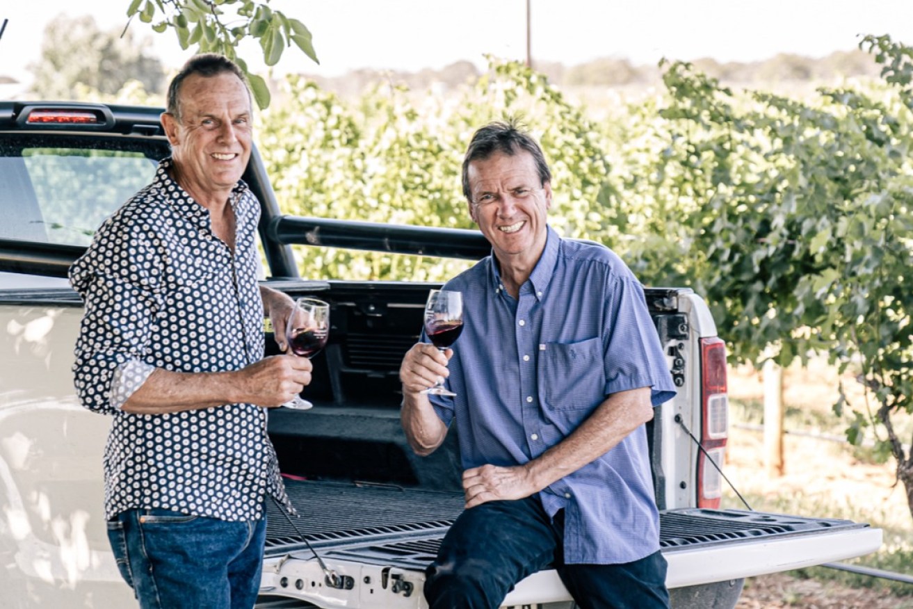 Redman Wines co-owners Mal and Bruce Redman have worked together for 40 years.