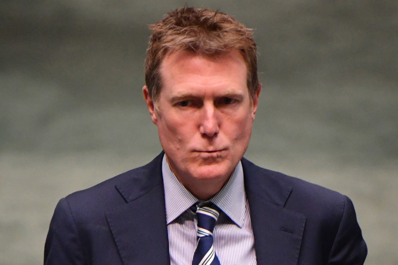 Former attorney-general Christian Porter says he doesn't know the source of funding he used to help pay for his ABC defamation fight. Photo: AAP/Mick Tsikas