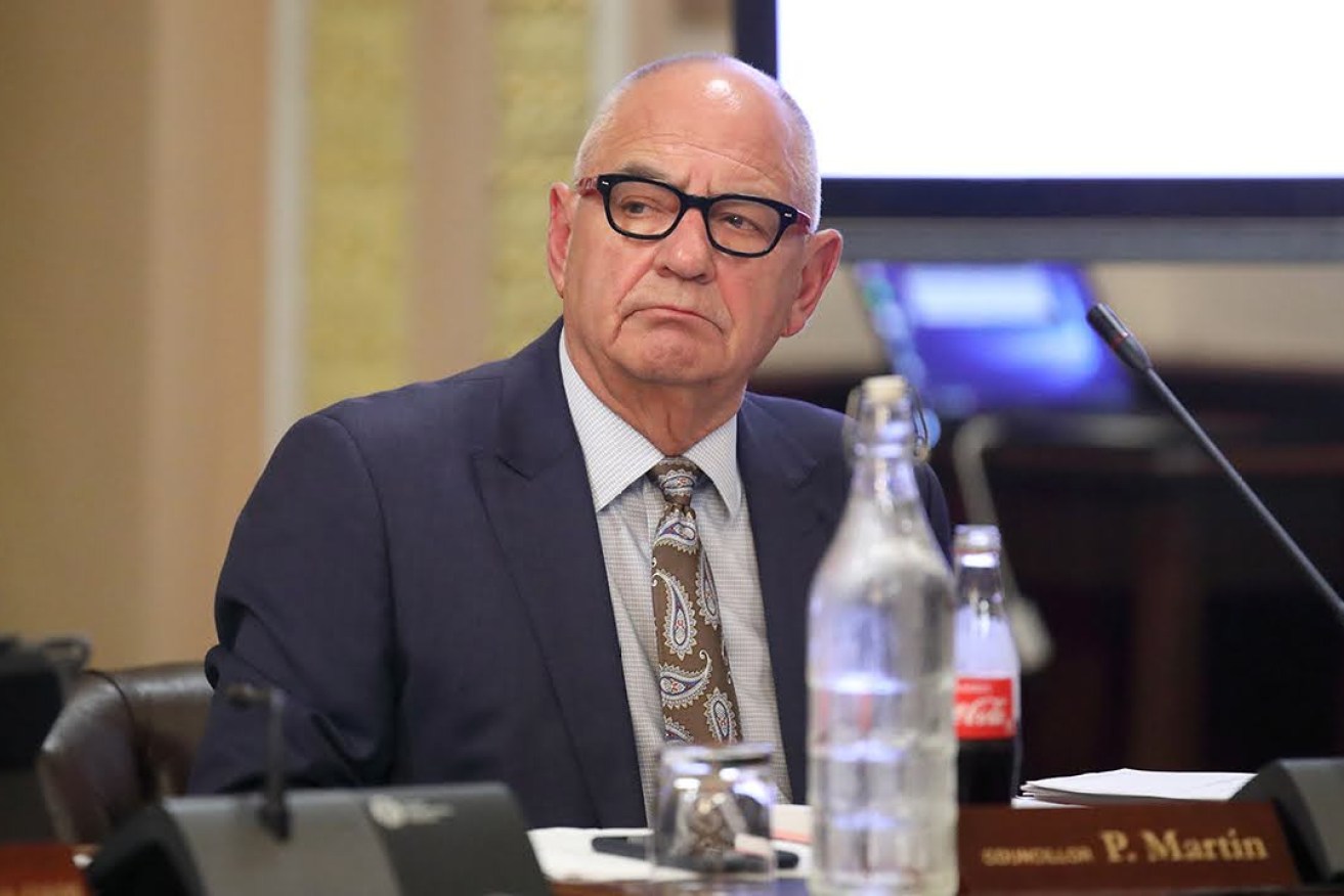 A law firm has found north ward councillor Phil Martin breached the city council's code of conduct. Photo: Tony Lewis/InDaily