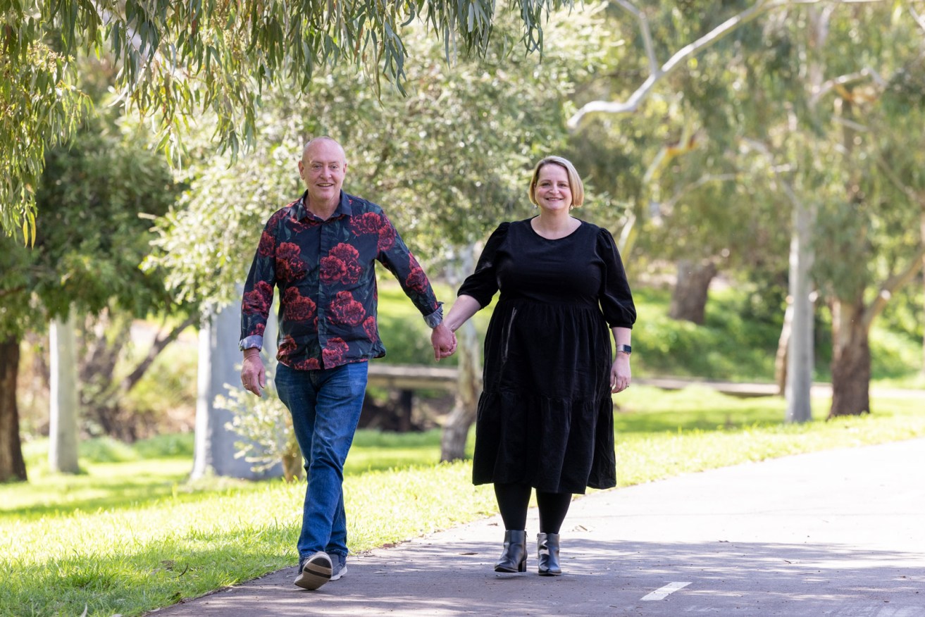 Rick Parsons and Michelle Jewels-Parsons. Photo: Tony Lewis/InDaily
