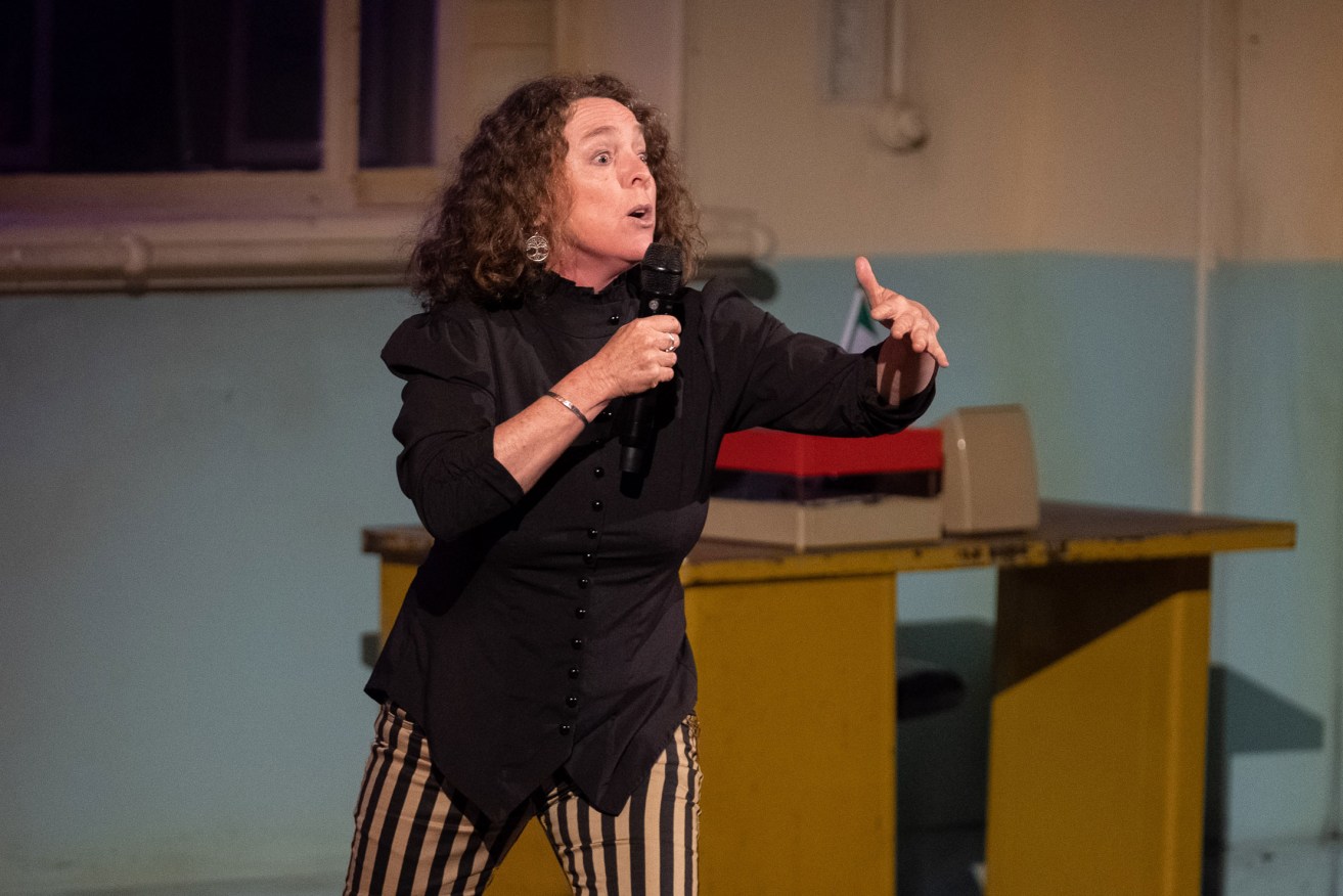 South Australian poet and performer Caroline Reid is personable and unpretentious in her delivery. Photo: Clare Hawley 