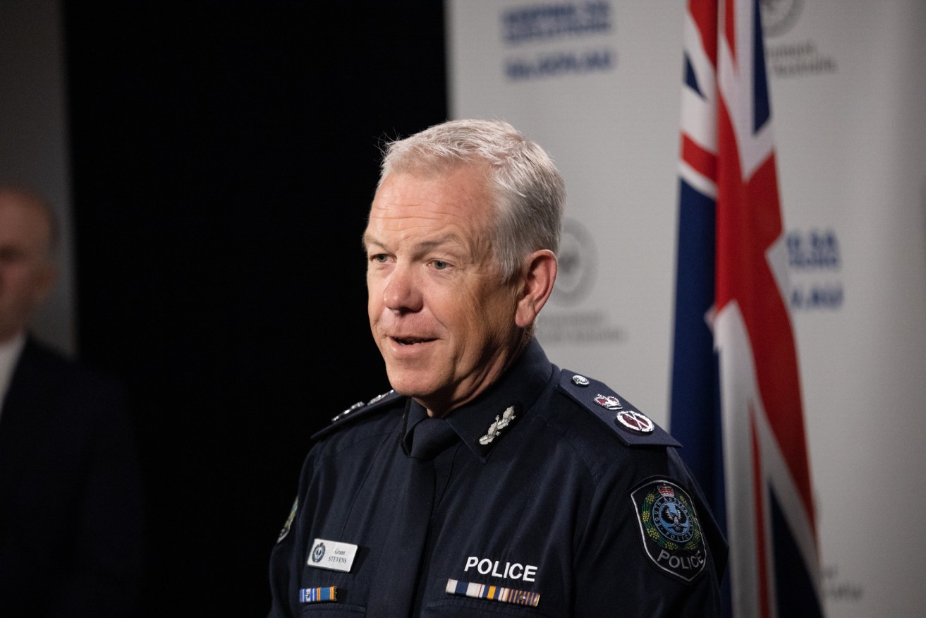 Police commissioner Grant Stevens (Photo: Tony Lewis/InDaily) 
