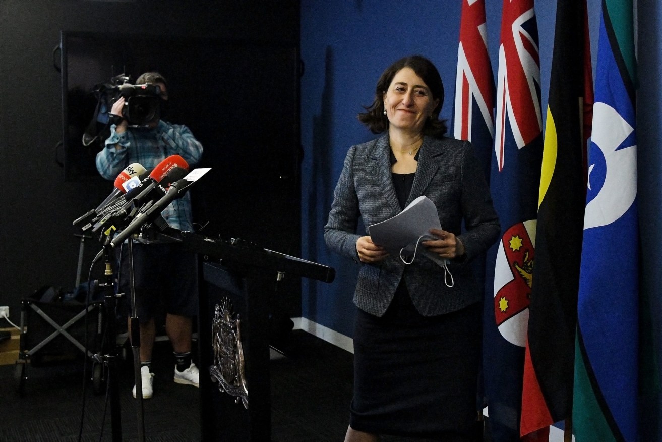Gladys Berejiklian after resigning as NSW Premier. Photo: AAP/Bianca De Marchi