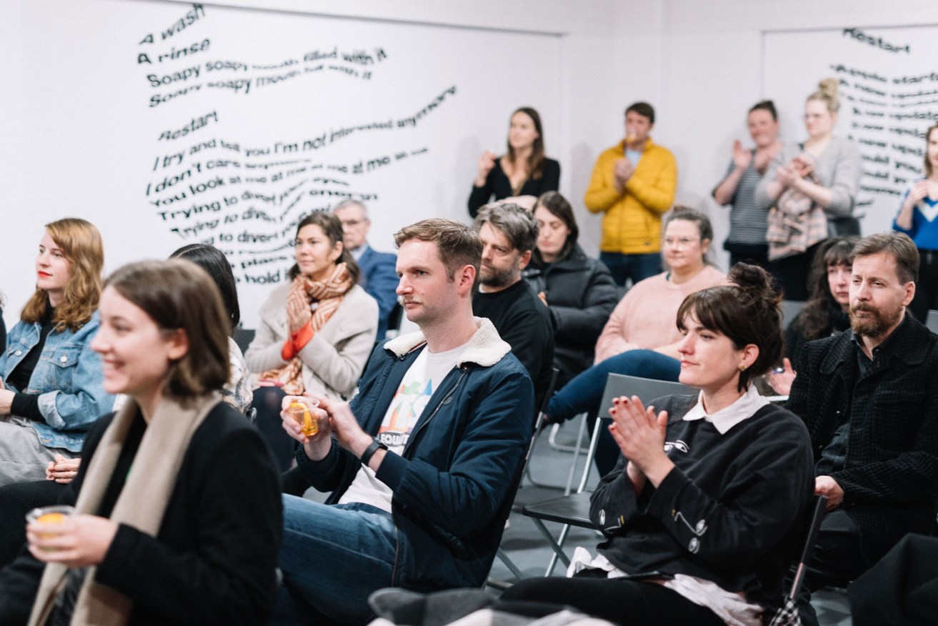 Audience members at an Artist Led Practice forum hosted by the Arts Industry Council of SA earlier this year at ACE Open. Photo: Thomas McCammon