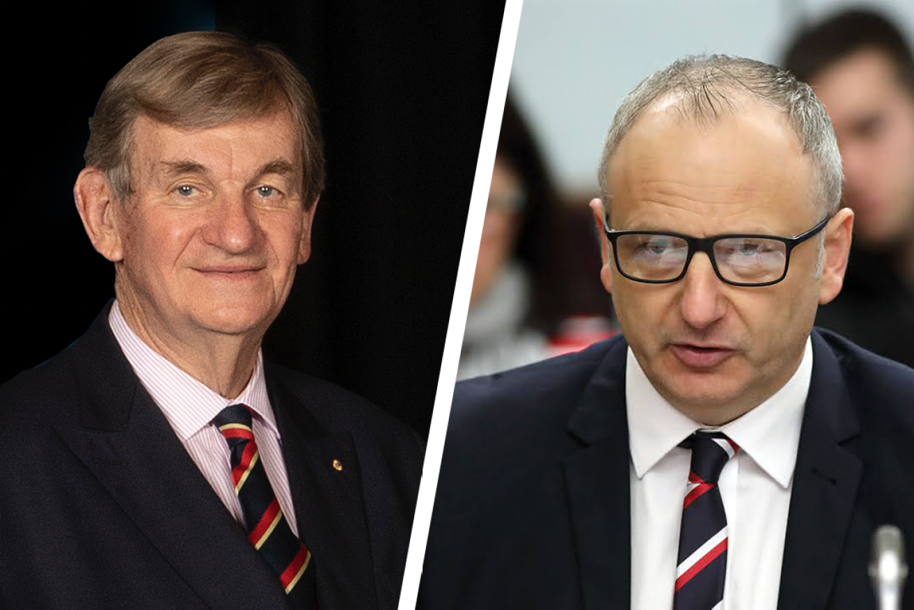 LEFT: Acting Judicial Conduct Commissioner Bruce Debelle AO QC. Photo: Peter Hoare/SA Life. RIGHT: Acting OPI Director Fraser Stroud. Photo: Tony Lewis/InDaily