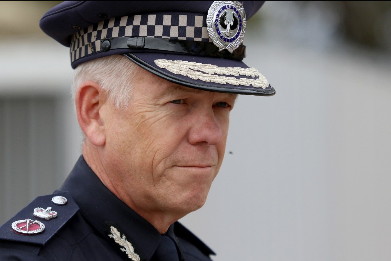 Police Commissioner and State Emergency Coordinator Grant Stevens. Photo: Kelly Barnes/AAP