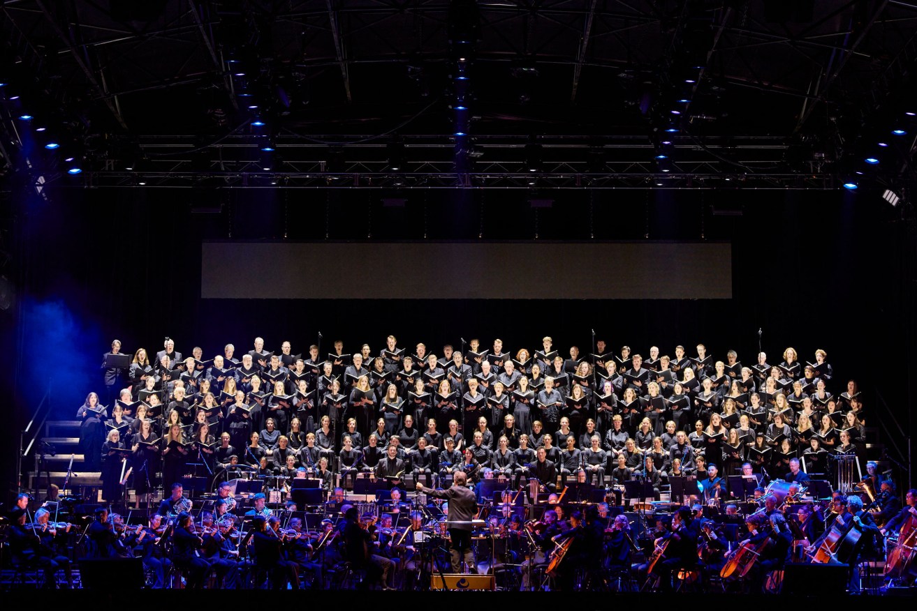 The ASO musicians and all 183 choristers did full justice to Orff’s work. Photo: Claudio Raschella