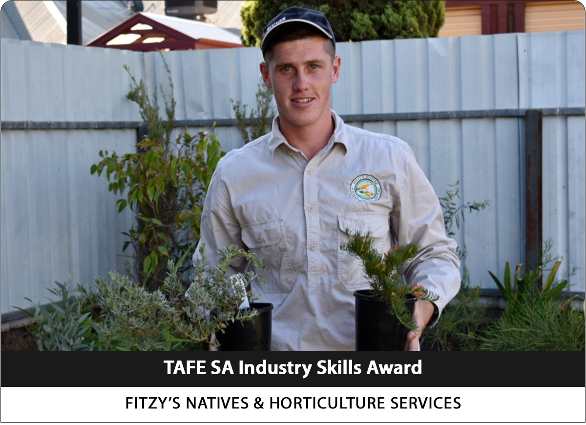 TAFE SA Industry Skills Award winner is Fitzy's Natives and Horticulture Services