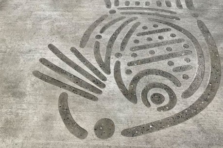 Indigenous art embedded in new Granite Island causeway