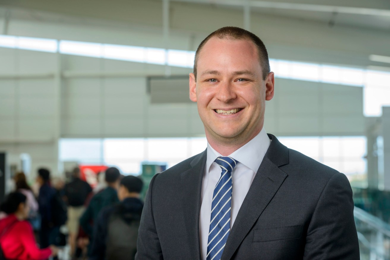 Josh Golding has been promoted to Chief Financial Officer of Adelaide Airport (Photo: supplied)