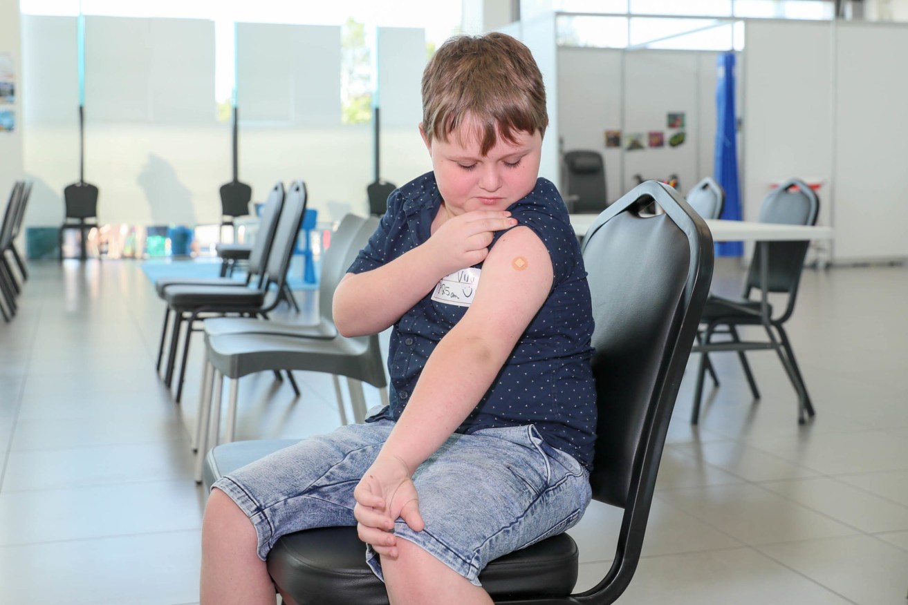 Children aged 5 to 11 are now eligible for the COVID vaccine. Photo: Russell Freeman/AAP