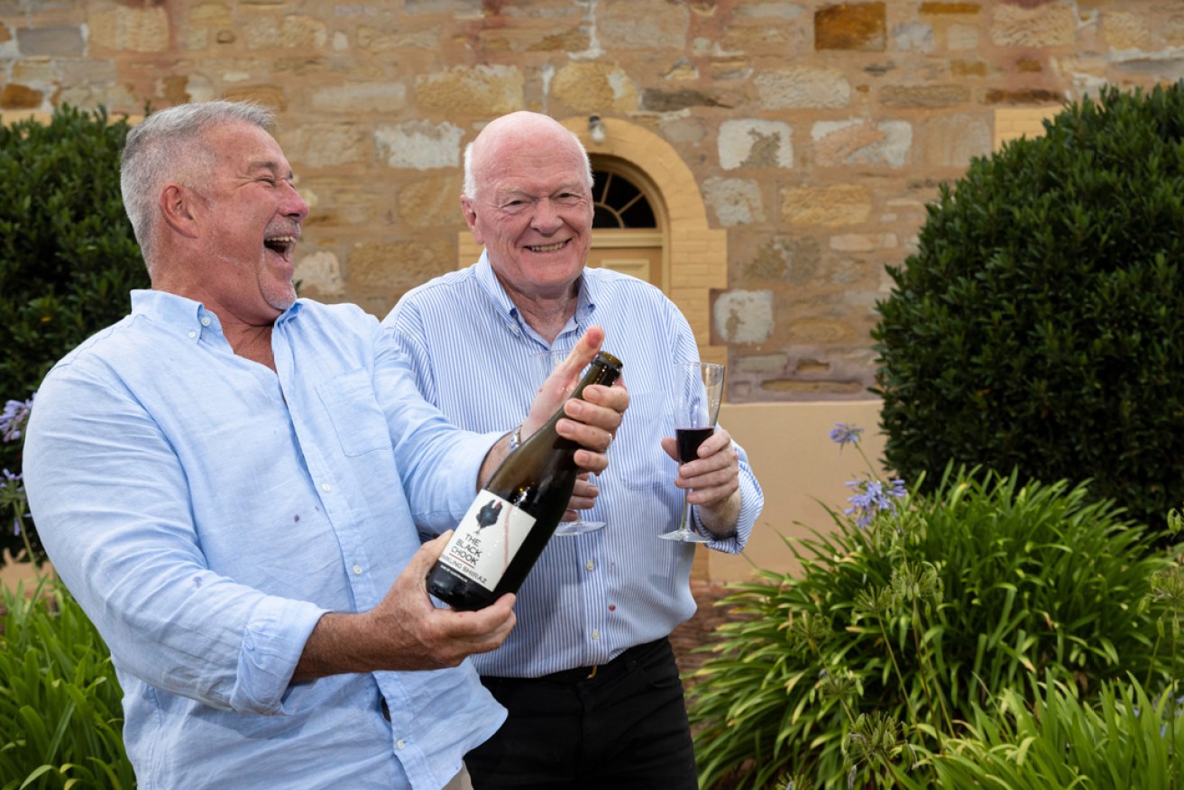 Warren Randall (left) and former Penny's Hill owner Tony Parkinson. Picture Ben MacMahon.