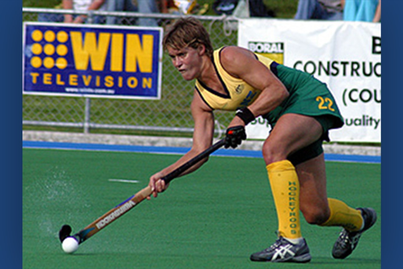 Katie Allen in action for the Hockeyroos. Photo: supplied