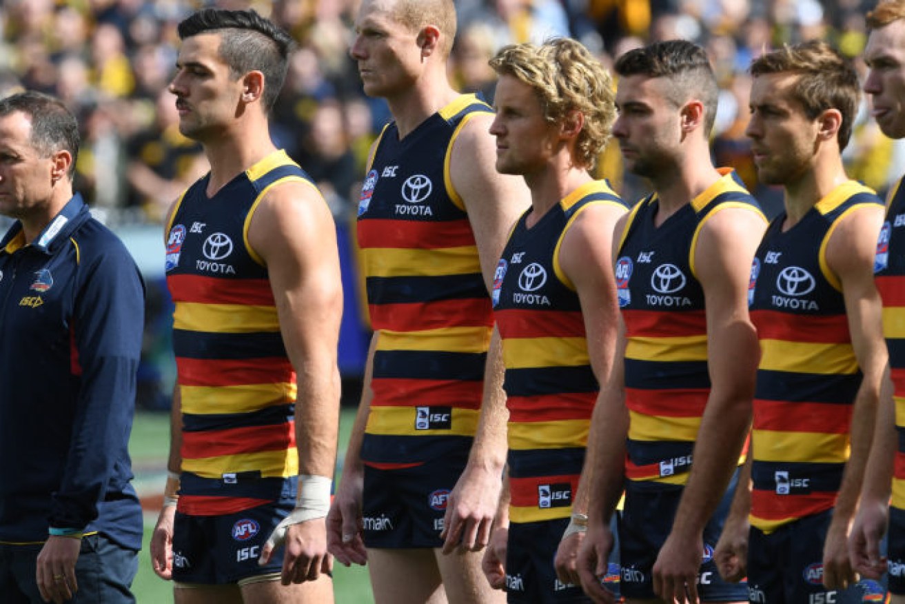 The Age has retracted articles written about the Crows 2018 preseason camp. (AAP Image/Julian Smith). 