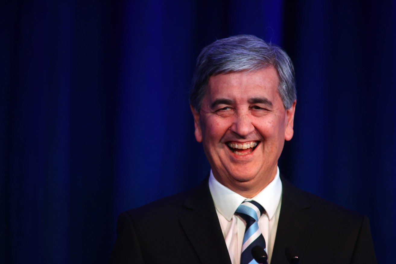 Liberal veteran Rob Lucas is making the most of his final sitting week. Photo: Kelly Barnes / AAP