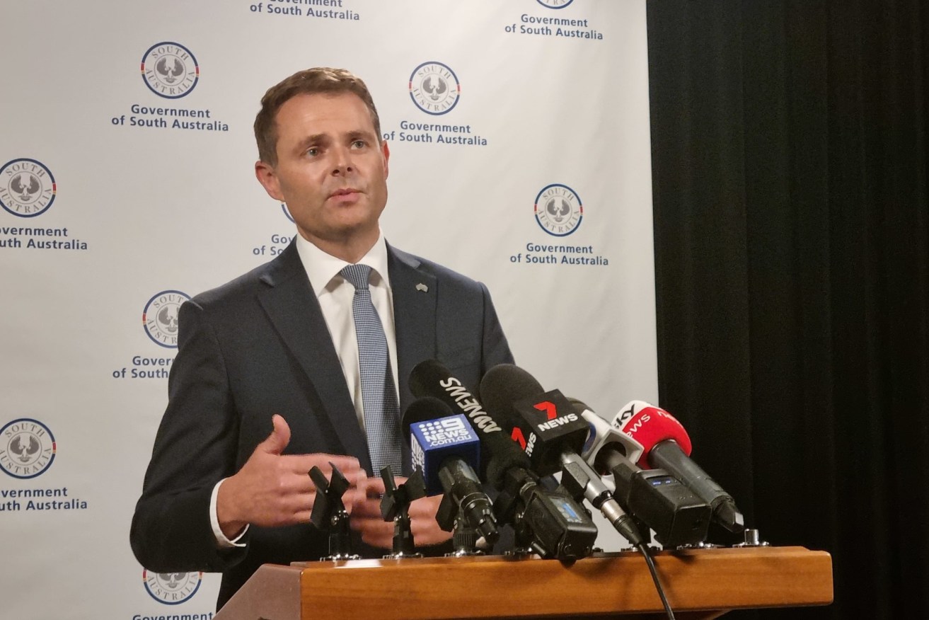 Treasurer Stephen Mullighan has announced a new $100m business recovery fund. Photo: Thomas Kelsall/InDaily