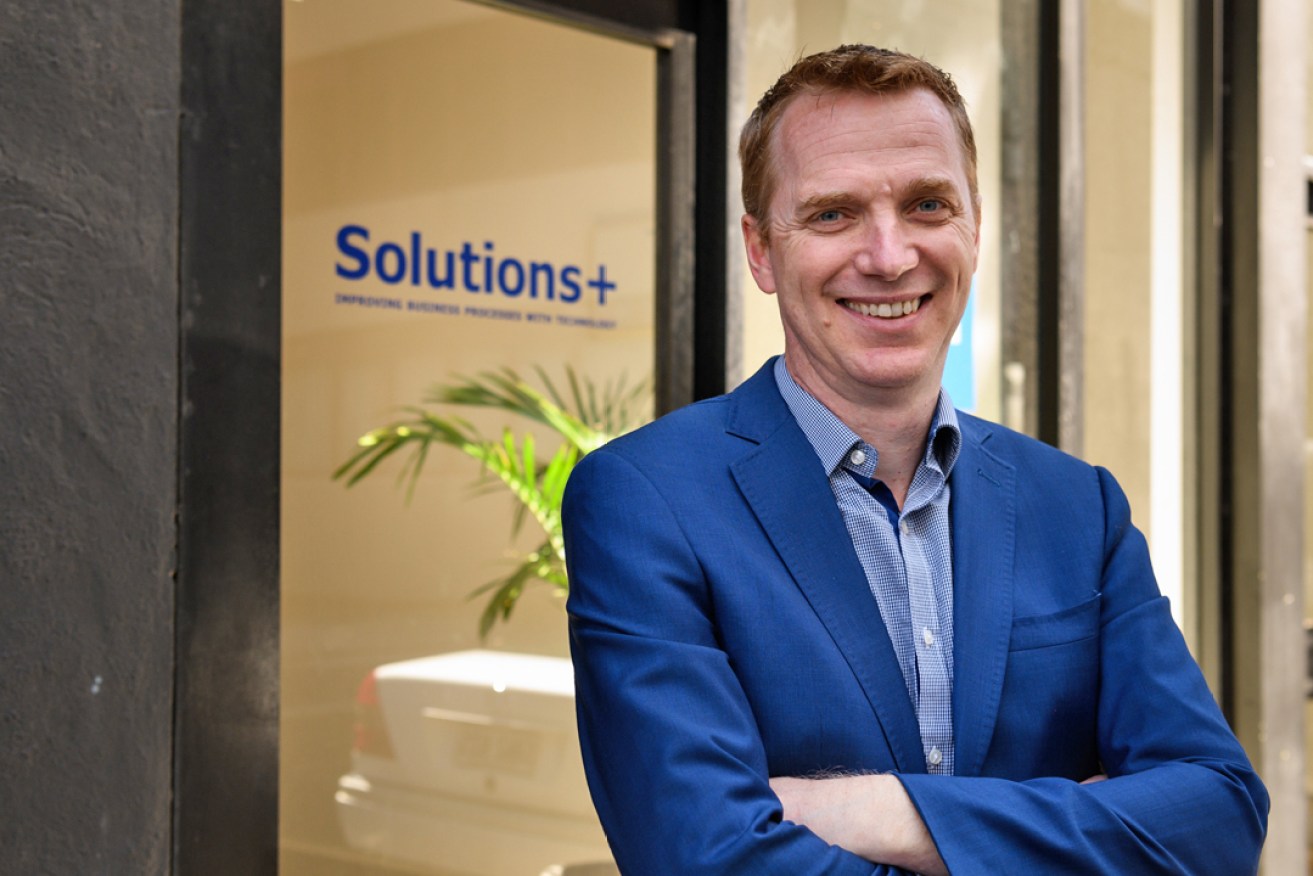 Solutions + founder and CEO Allan Morichaud. Picture: Kelly Champion