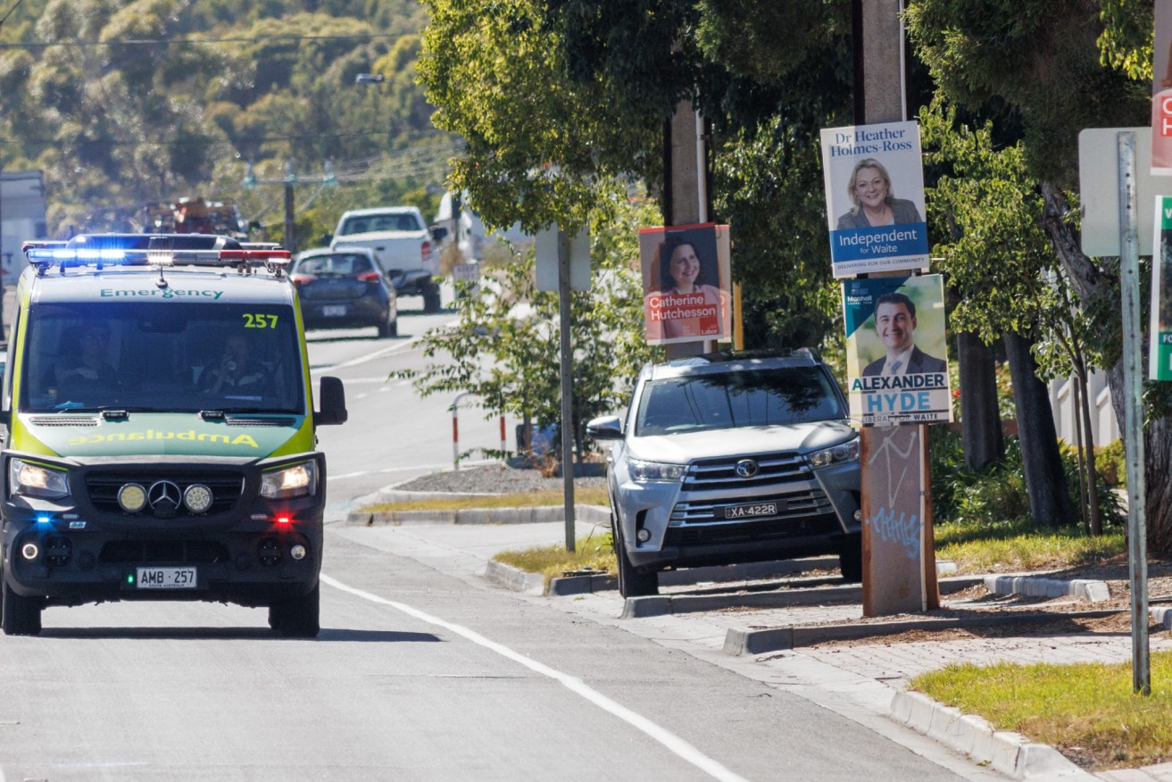 Ambulance ramping and response times were a key Opposition and union focus in the state election campaign. Photo: Tony Lewis/InDaily