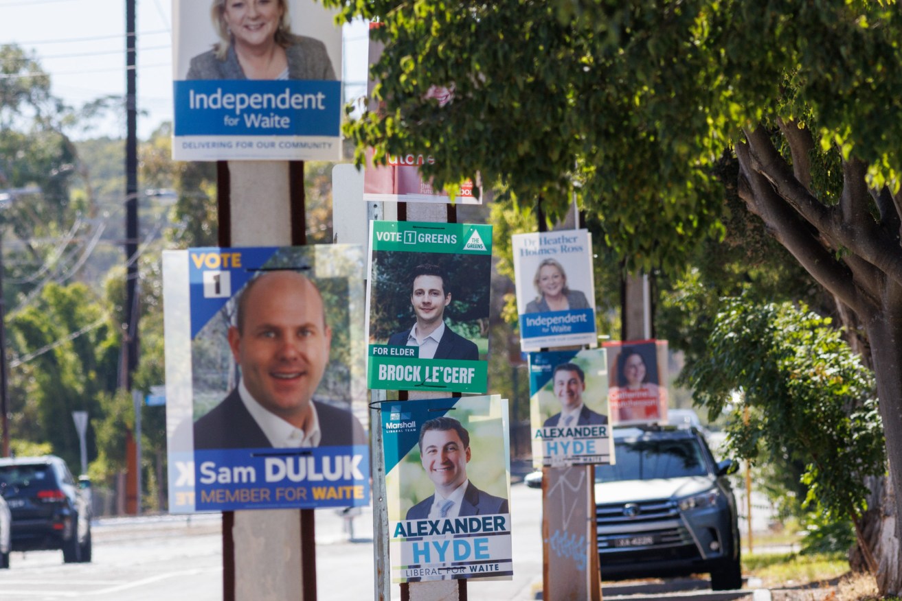 Voters are seeing a lot of propaganda - but how much of it are they actually paying for? Photo: Tony Lewis / InDaily