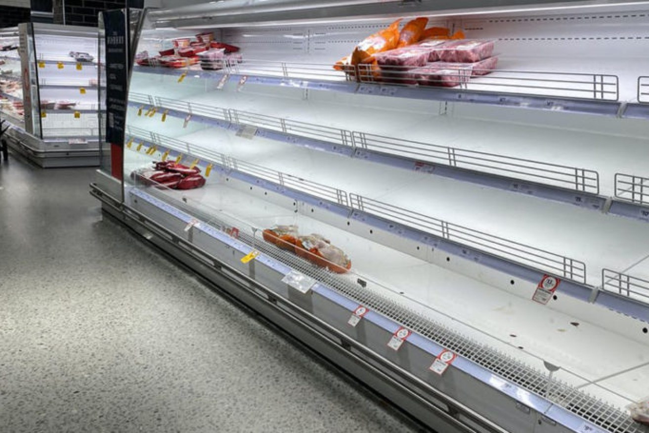 Supermarkets in flood affected regions on Australia's east coast are again experiencing shortages. Picture: Mick Tsikas/AAP