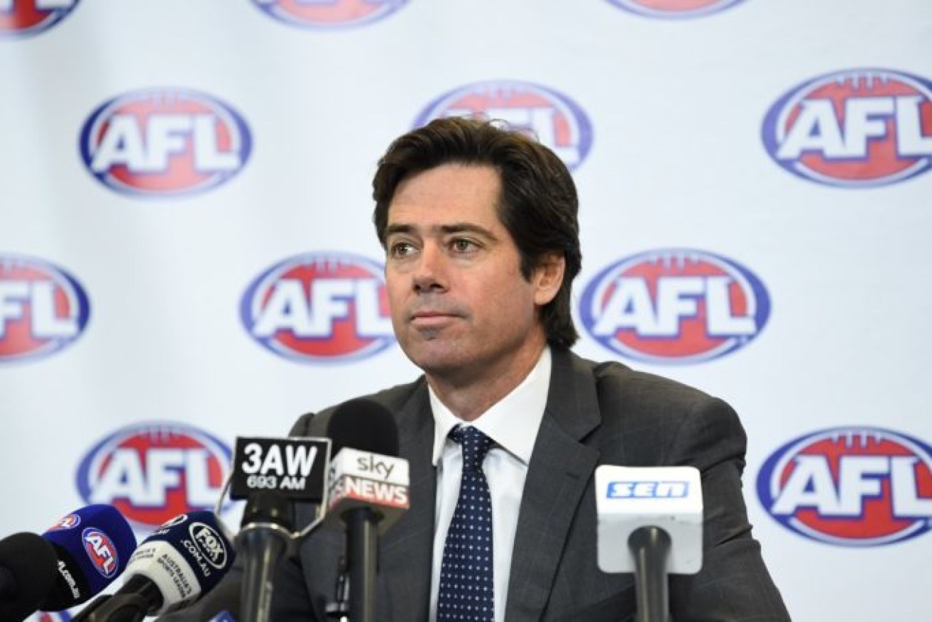 Outgoing AFL chief executive Gillon McLachlan. Photo: AAP/James Ross