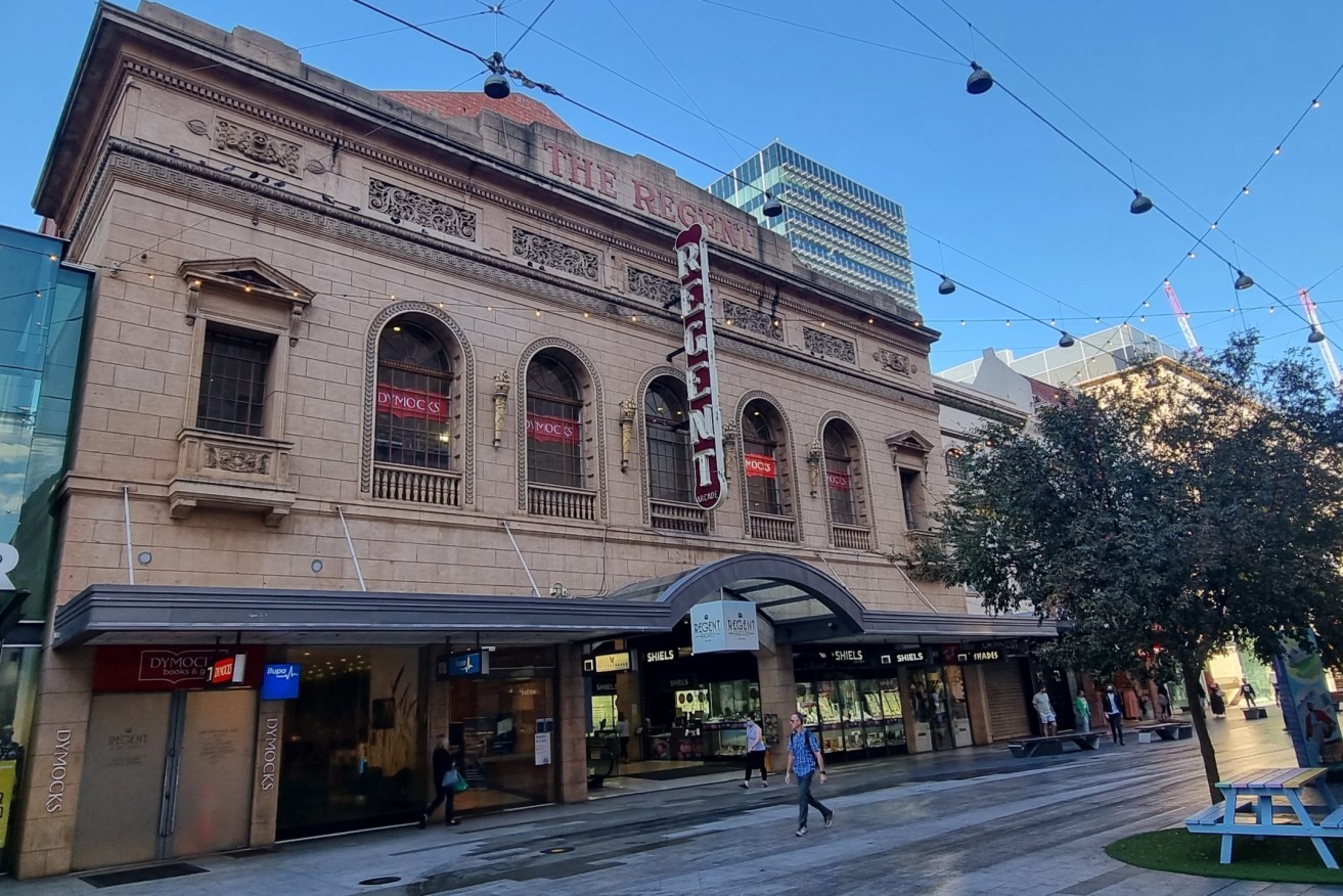 Dymocks will soon open a bookstore within the old Regent Theatre precinct located above Regent Arcade. Photo: Thomas Kelsall/InDaily