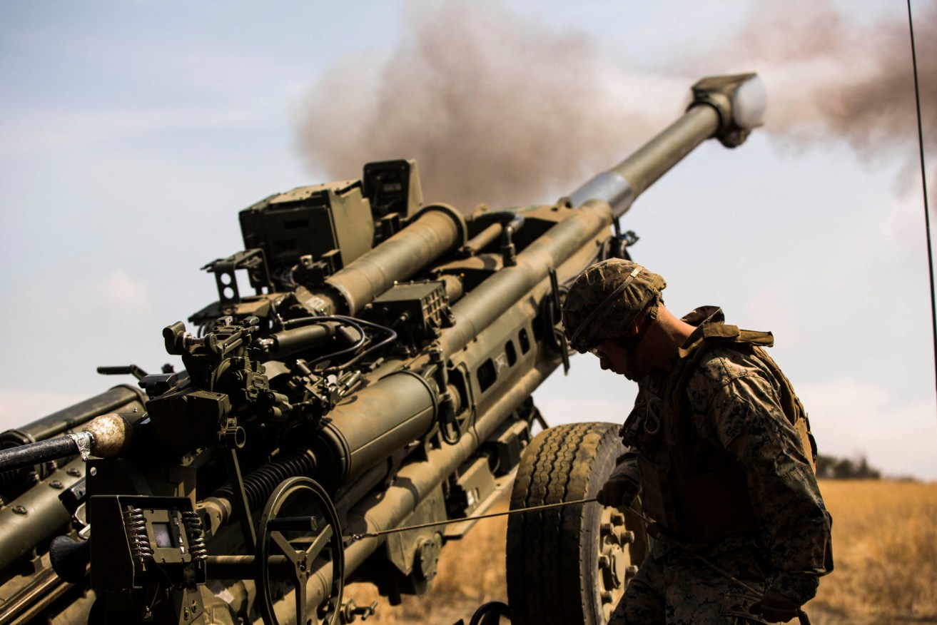 File photo of an M777 Howitzer in 2019.  Photo: Josue Marquez via ABACAPRESS.COM.