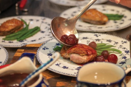 Recipe: Roast duck with cherry vodka sauce