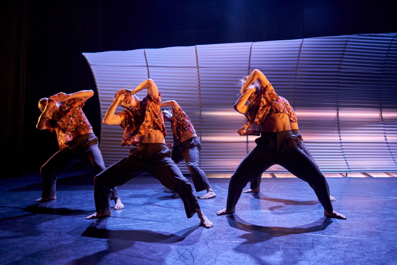 Australian Dance Theatre performs Daniel Riley's 'The Third', the final piece in the triptych 'Outside Within'. Photo: Sam Roberts