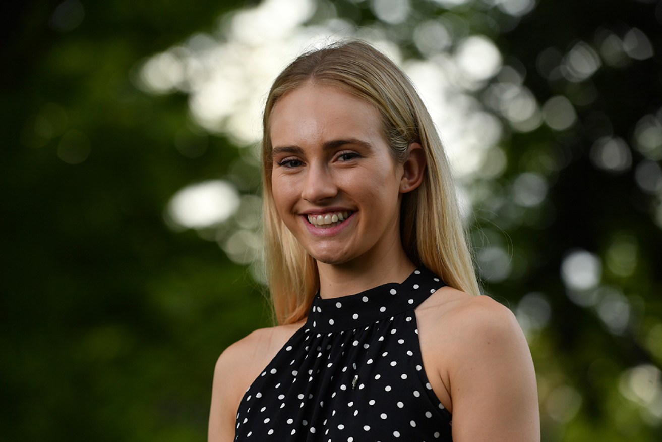 2021 Young Australian of the Year Isobel Marshall has resigned from TABOO Period Products - the social enterprise she co-founded in 2017. Photo: Mick Tsikas/AAP 