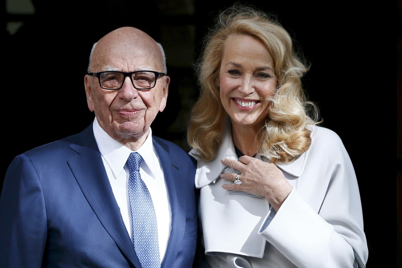 Rupert Murdoch and Jerry Hall are reportedly separating. Photo: Stefan Wermuth / TPX via AAP