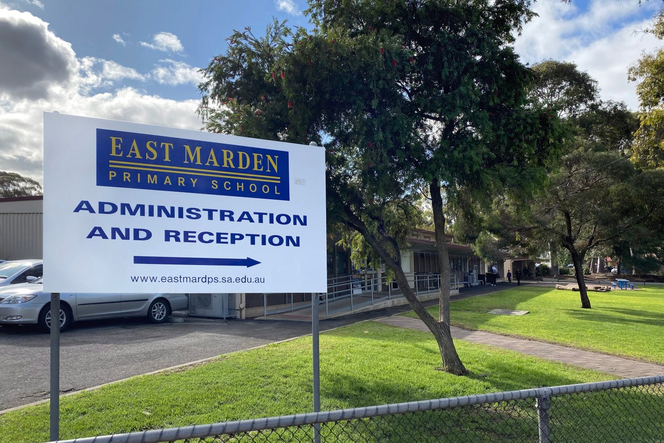 Lead has been detected in ceiling dust at East Marden Primary School. Photo: Tony Lewis/InDaily