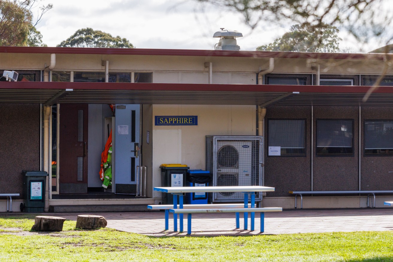 Lead dust was detected in a classroom ceiling space at East Marden Primary School. Photo: Tony Lewis/InDaily 