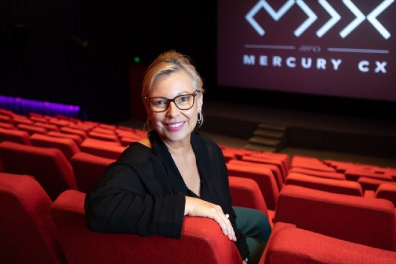 Mercury CX CEO Karena Slaninka will soon launch a "Save the Mercury" fundraising campaign amid a financial crisis at the Mercury Cinema in Adelaide's West End. Photo: James Knowler.