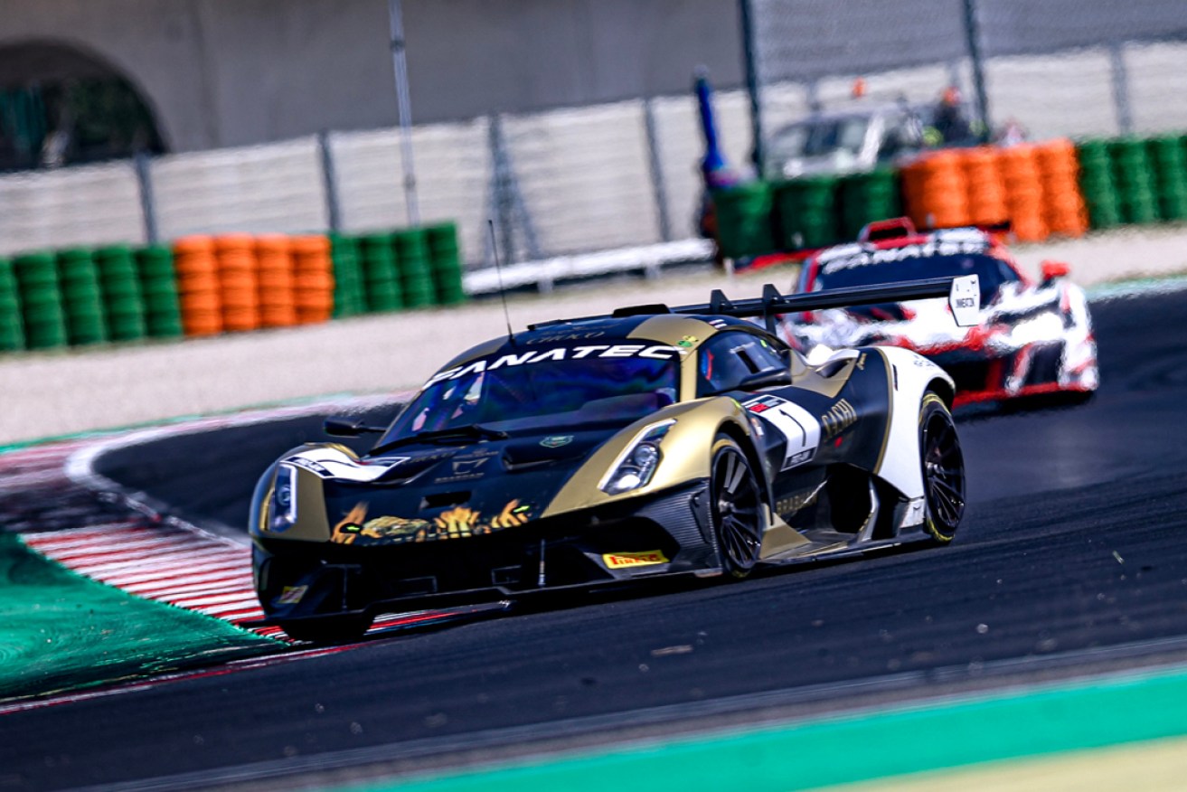 The Brabham BT63 GT2 in action. Image courtesy of SRO Motorsports Group.
