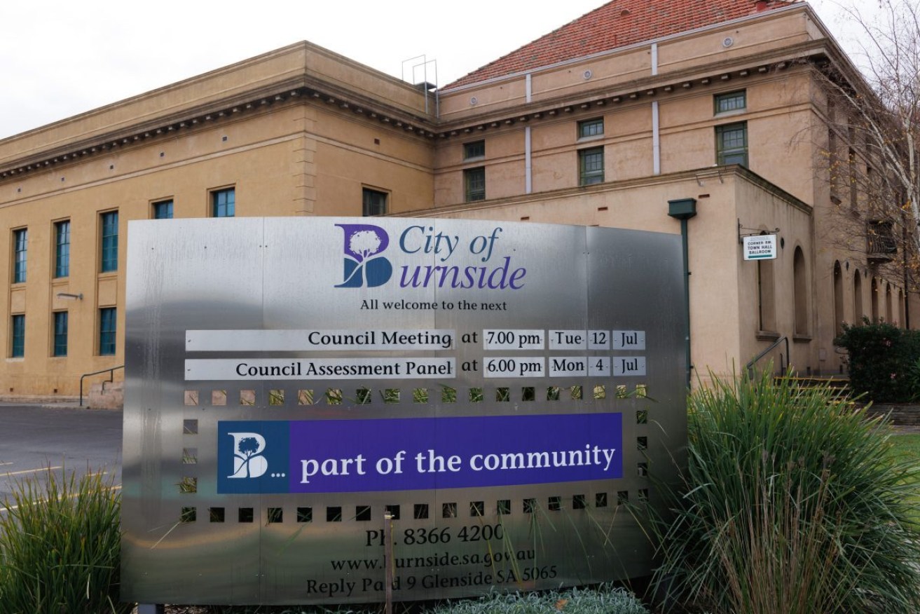 The City of Burnside has taken aim at a new government program which aims to advise councils on long term financial planning. Photo: Tony Lewis/InDaily