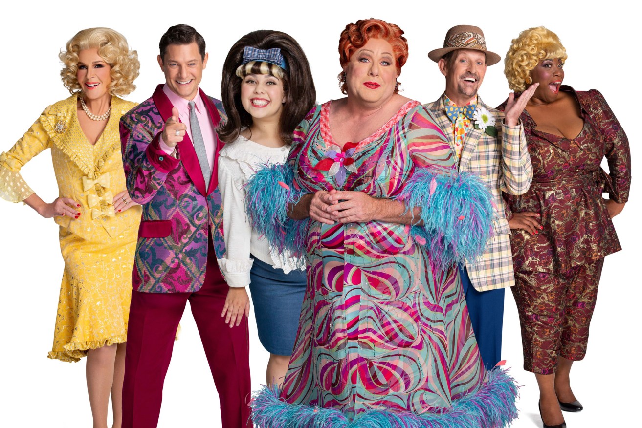 The Australian cast of 'Hairspray' the musical, including Shane Jacobson as Edna Turnblad.
